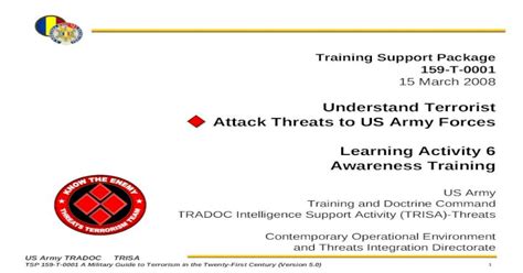 tradoc training support package